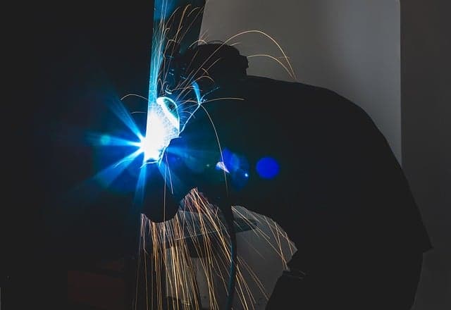 welding, sparks, engineering, working, welder, industry, worker, metal, factory, production, work, man, mask, steel, industrial, employee, workshop, equipment