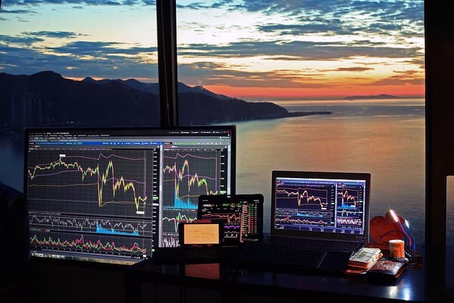 stock market, trading, nature, stocks, derivatives, gains, bitcoin, crypto, currency, blockchain, investing, banking, cryptocurrency, dow, nasdaq, options, futures, wallstreetbets, amc, gme, sunrise, sunset, shiba